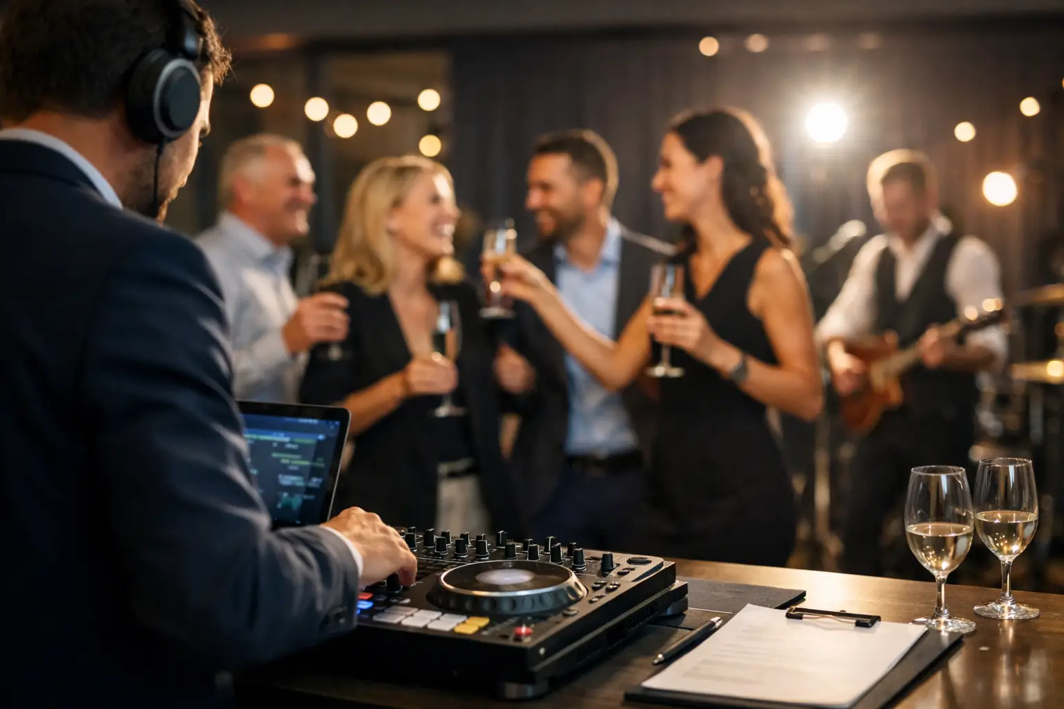 Organize professional music for your company party