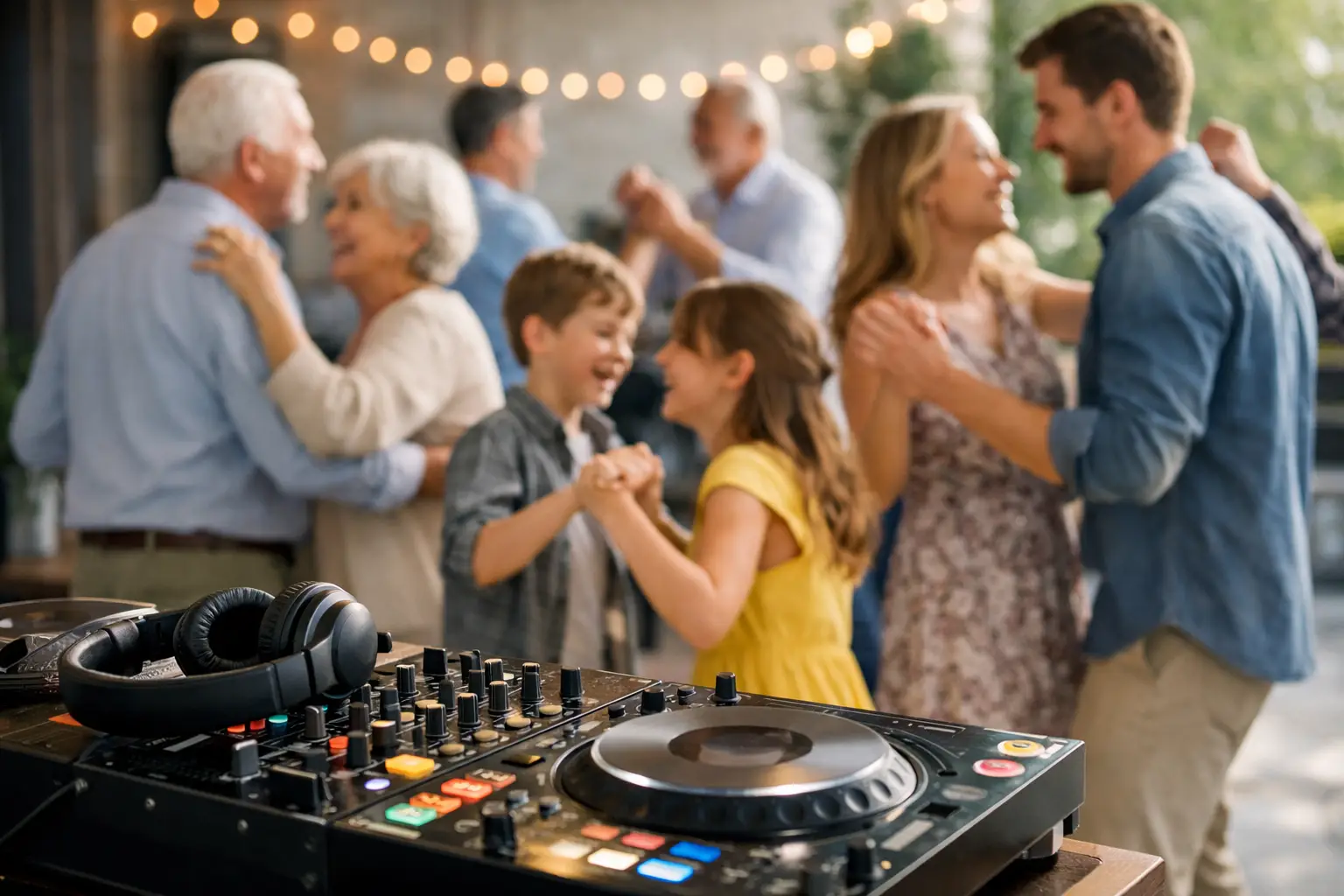 Music mix for an intergenerational celebration