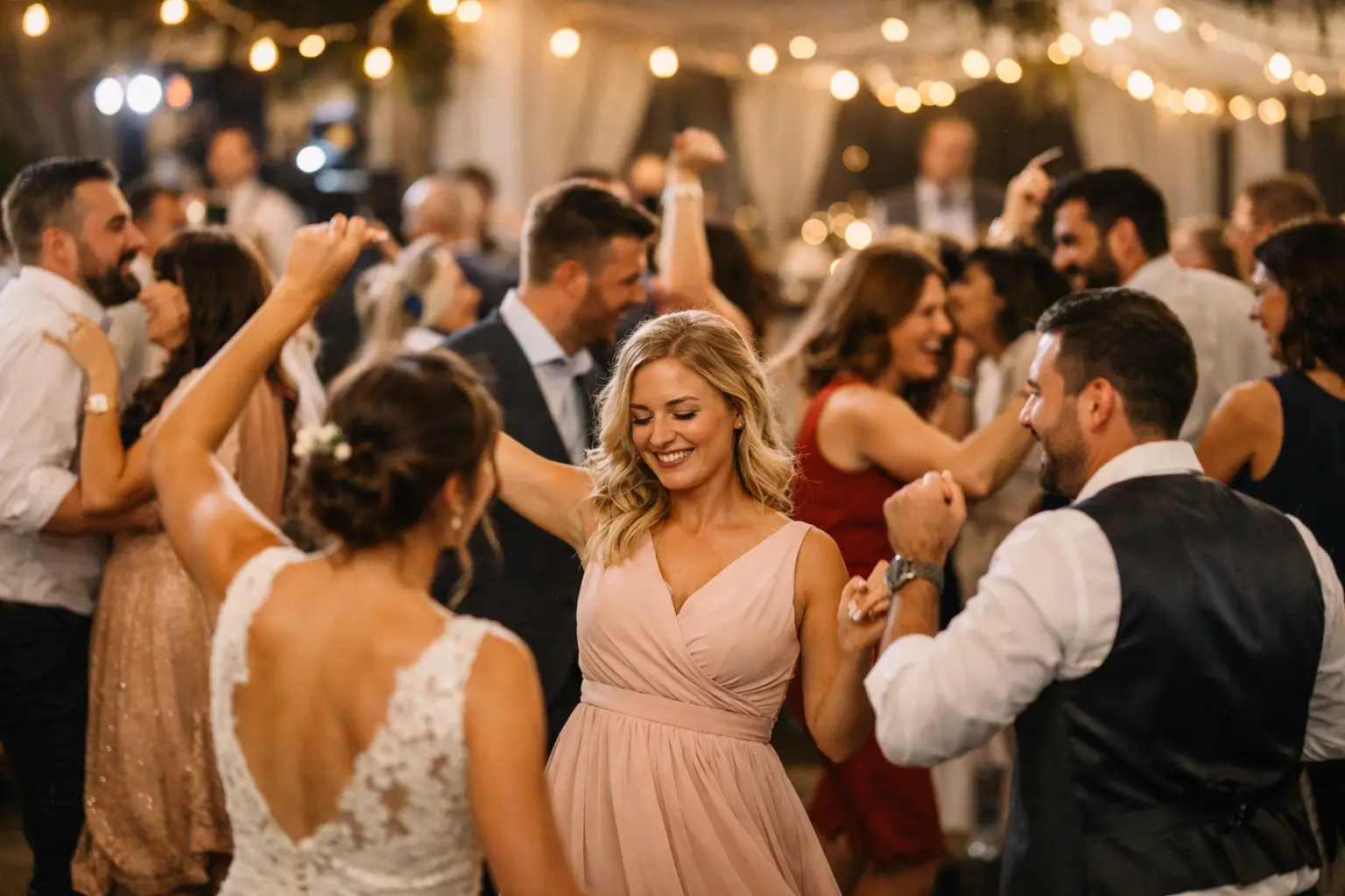 Pista de baile llena en una boda: cómo lograrlo