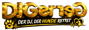DJ GerreG Logo 2026 Der DJ der Hunde rettet