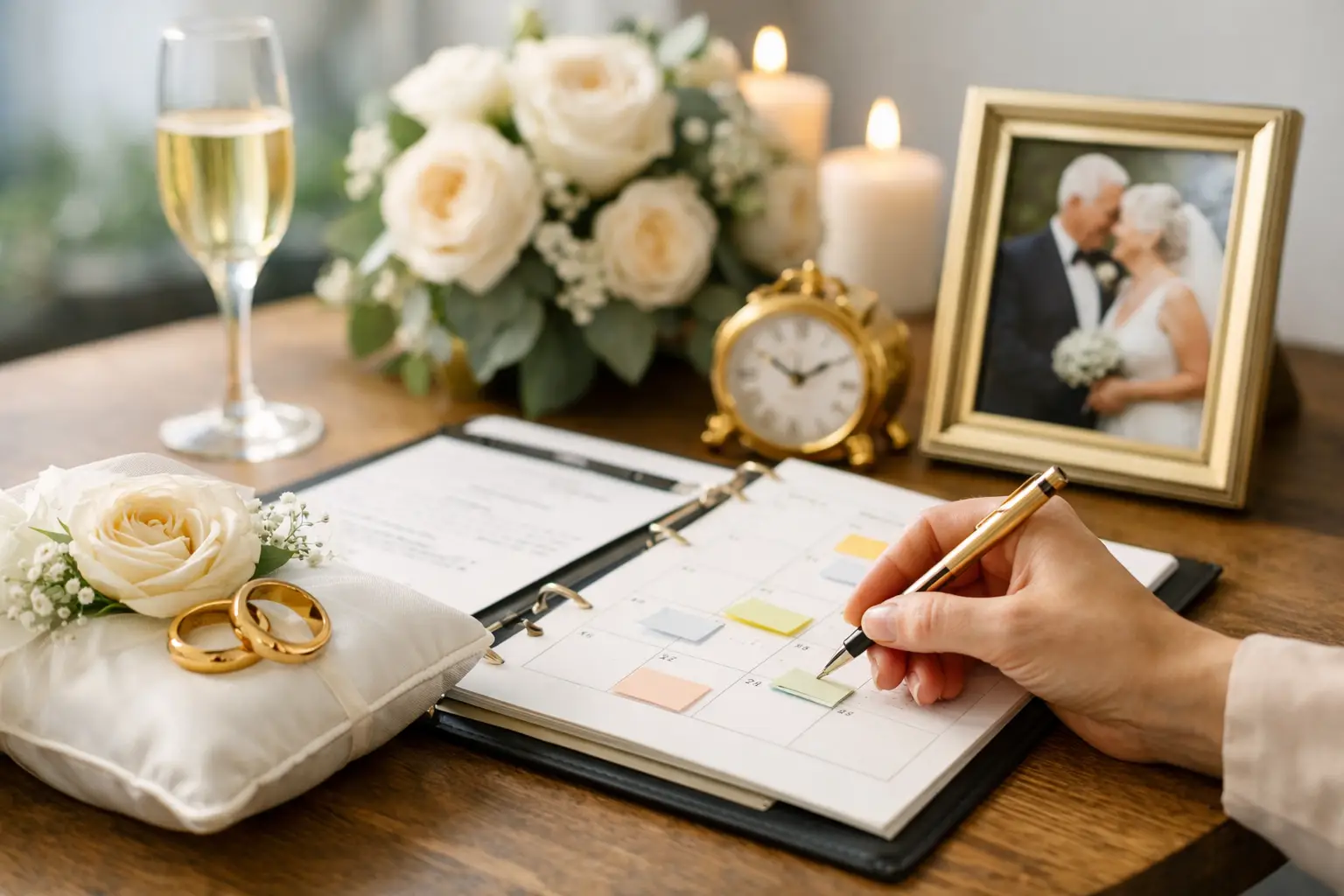 Planificación adecuada de la celebración de bodas de oro