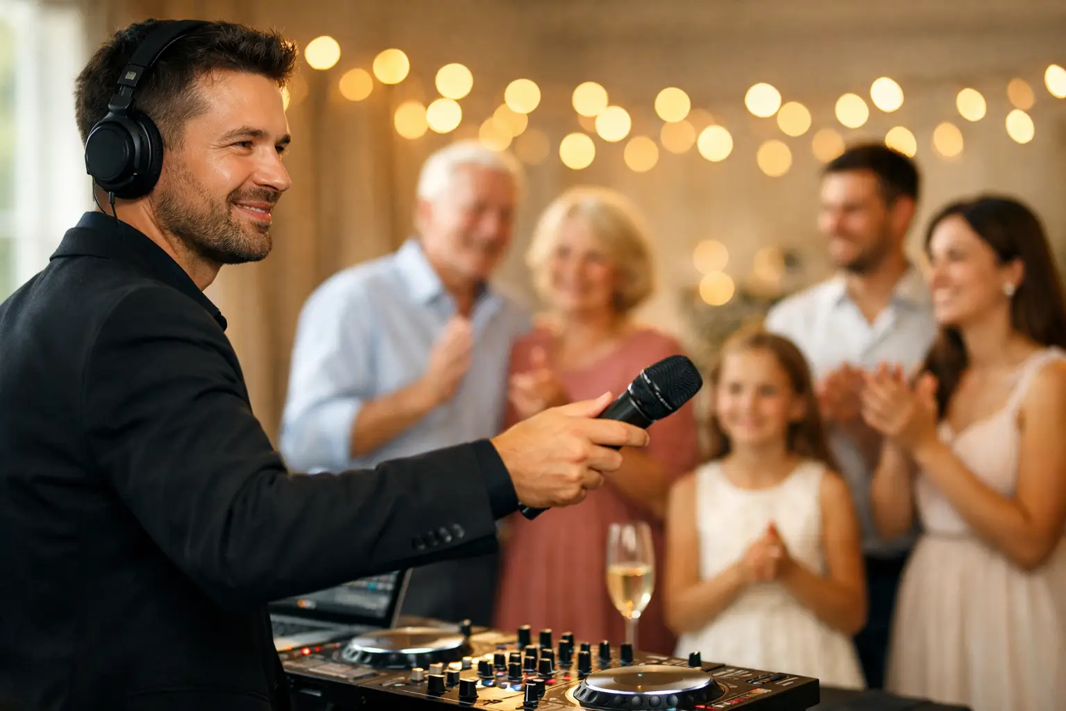 Reservar DJ con animación para fiesta familiar