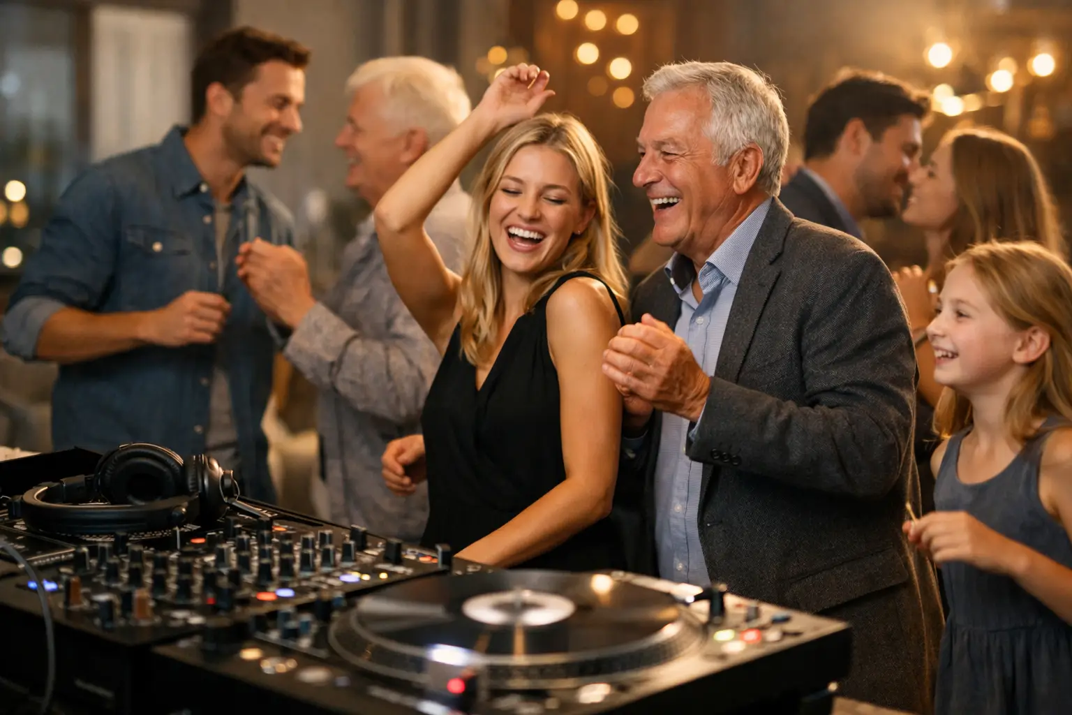 Música para invitados de diferentes edades que funciona