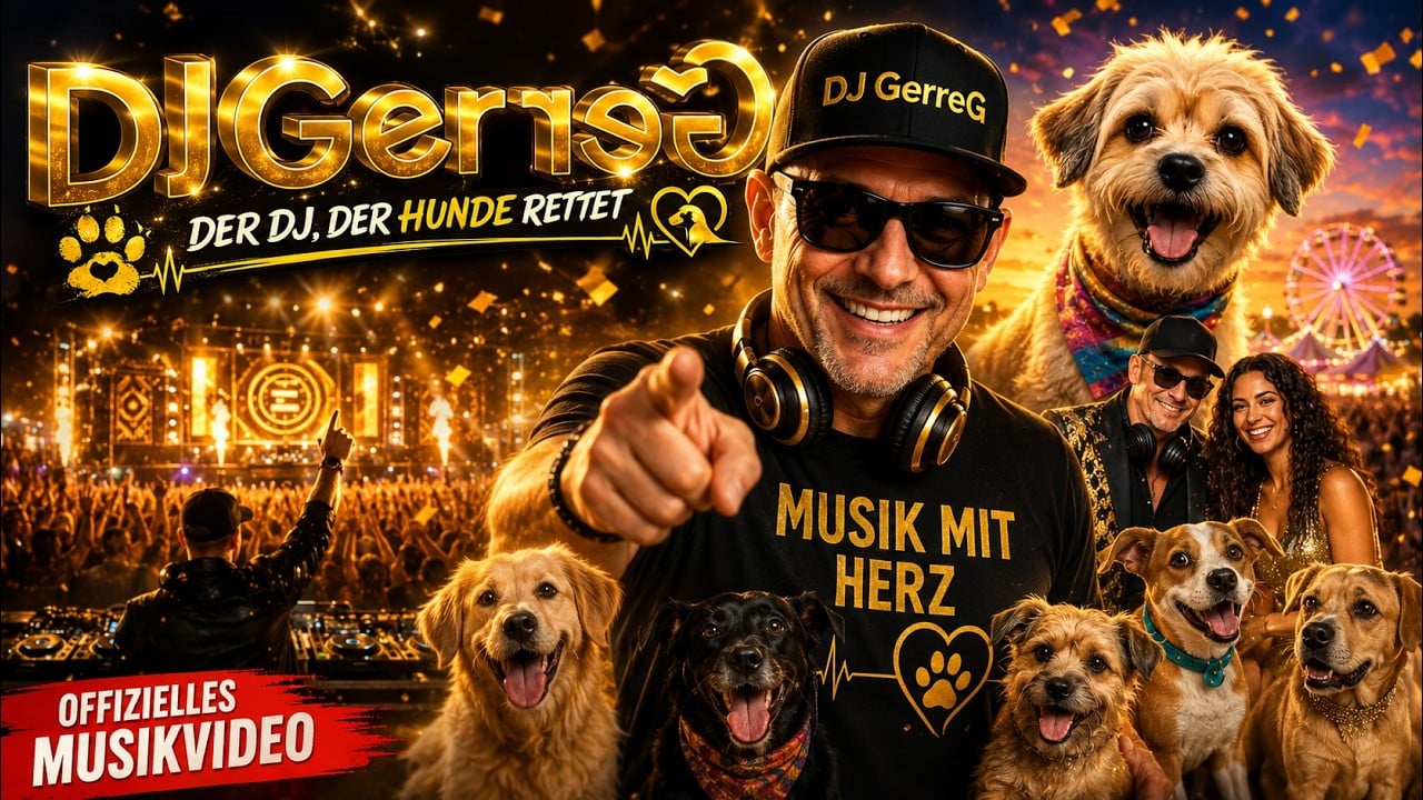 DJ G-Gerre releases „The DJ Who Saves Dogs – When Music Suddenly Changes Lives"