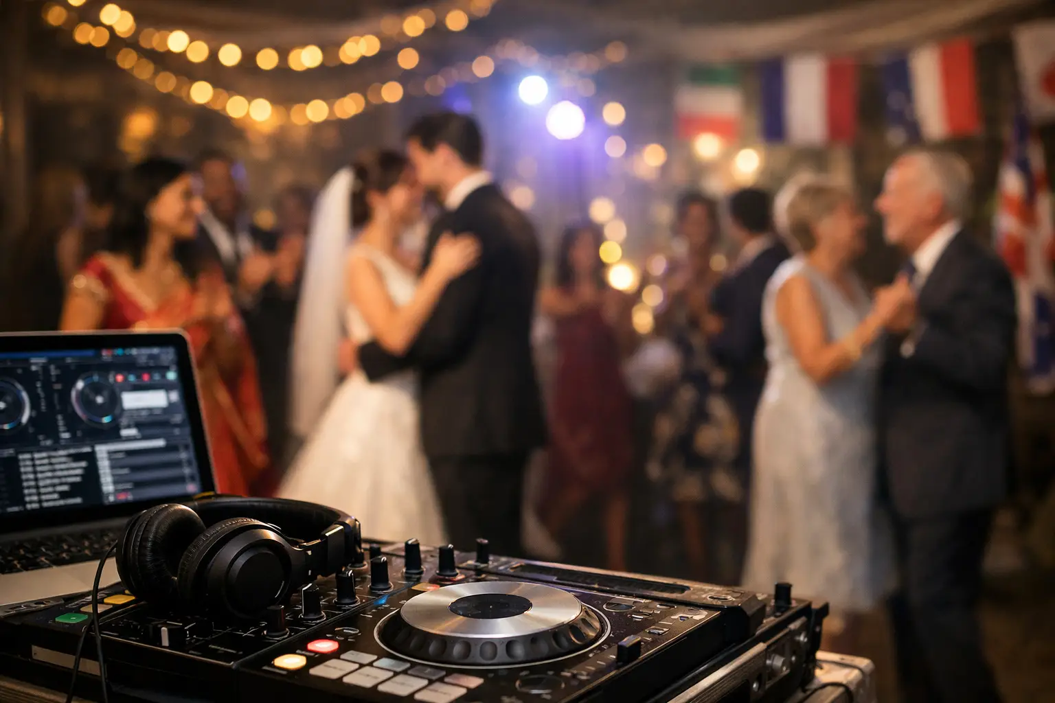 Ejemplo de mezcla de música para una boda internacional