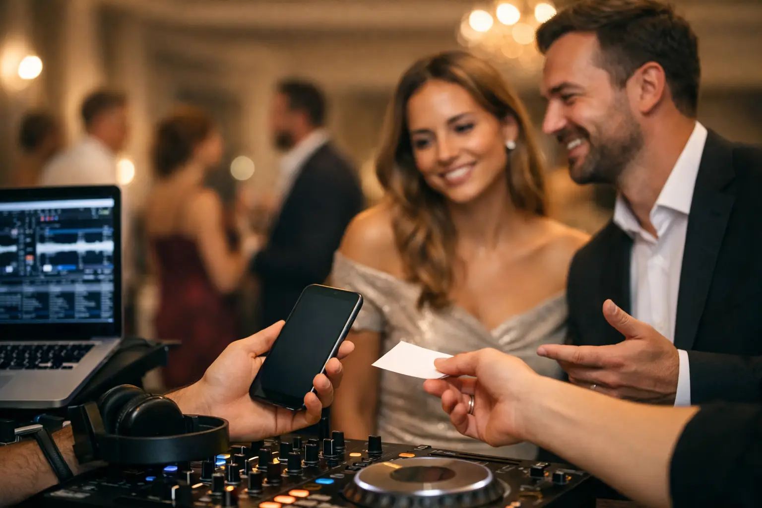 Integrar elegantemente las peticiones de canciones en el evento