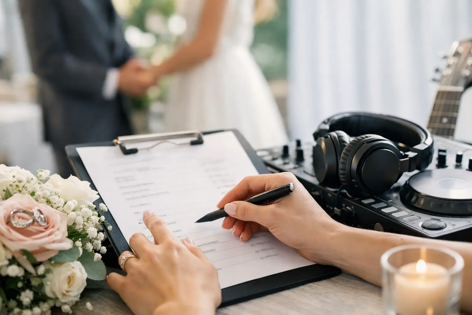 Pianificare un matrimonio con un briefing musicale personalizzato